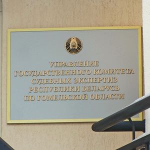 УГКСЭ РБ по Гомельской области - табличка